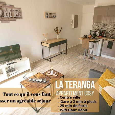 La Teranga - Wifi - Coeur De Ville - Gare Les Mureaux Buitenkant foto