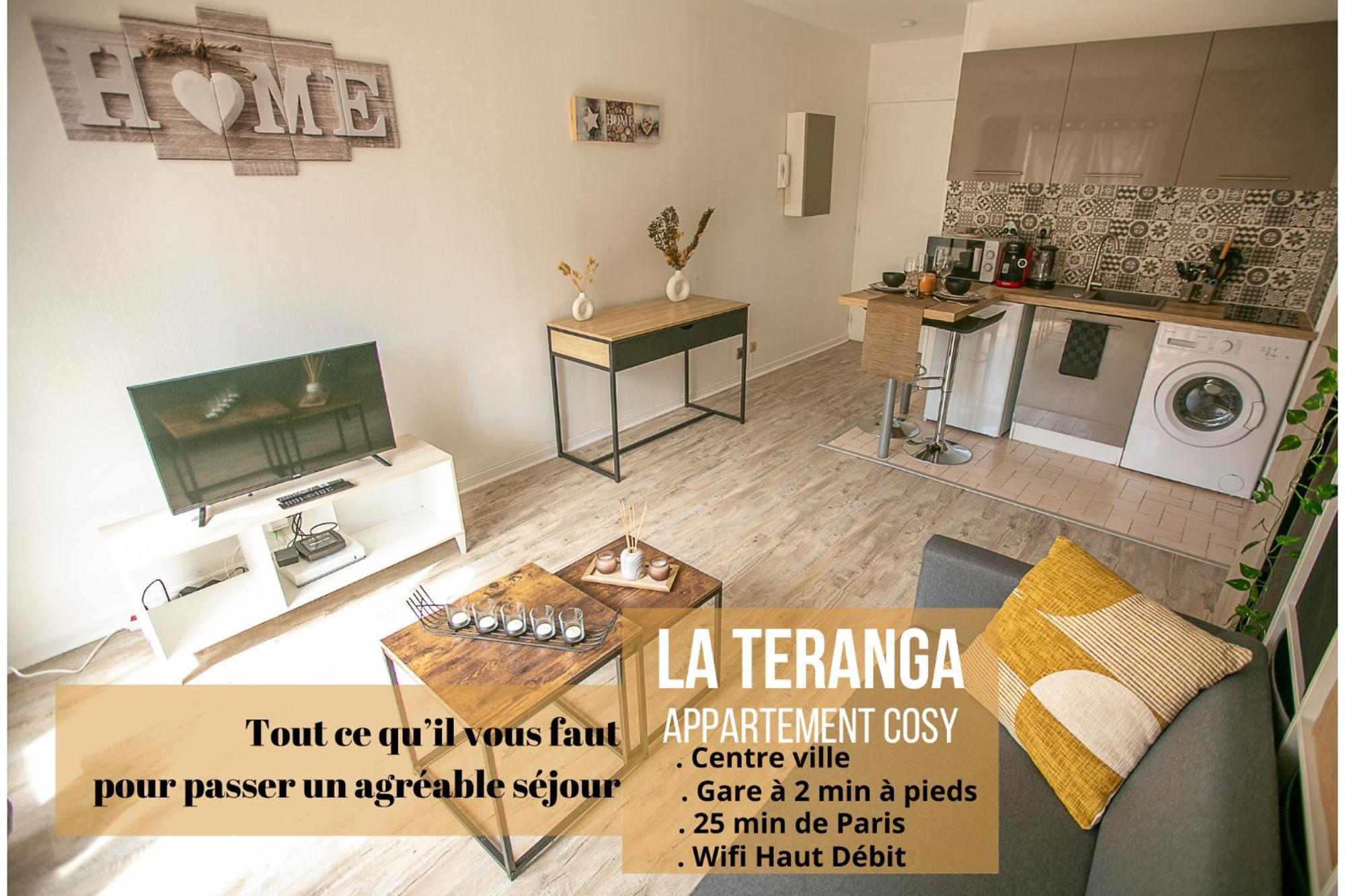 La Teranga - Wifi - Coeur De Ville - Gare Les Mureaux Buitenkant foto